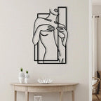 Girly Body Line Silhouette Wall Decoration