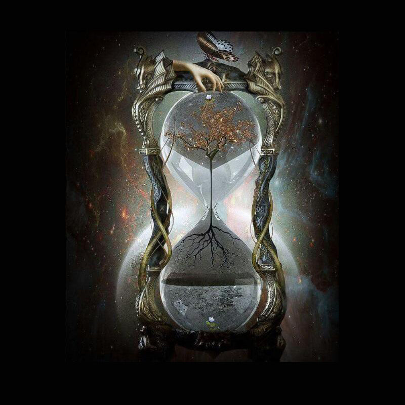 Natural Hourglass Diamond Painting