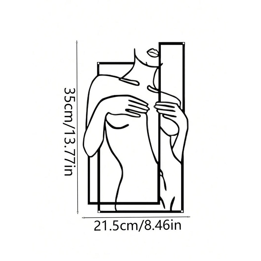 Girly Body Line Silhouette Wall Decoration