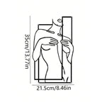 Girly Body Line Silhouette Wall Decoration